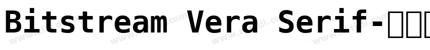 Bitstream Vera Serif字体转换